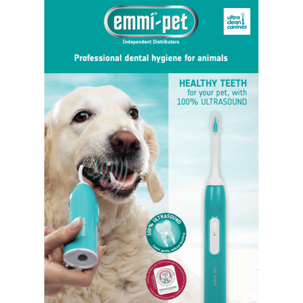 Green A3 emmi®-pet Poster (Downloadable PDF) - Ultra Clean Canines