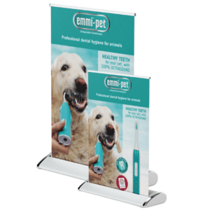 emmi-pet® Desktop Mini Roller Banners A4/A3 (Green)